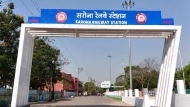 प्रधानमंत्री नरेंद्र मोदी द्वारा अमृत भारत स्टेशन योजना के तहत सरोना रेलवे स्टेशन के पुनर्विकास का वर्चुअल लोकार्पण समारोह