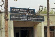 गुरूर तहसील कार्यालय में आय जाति निवास प्रमाण पत्र के लिए पालकों की दौड़भाग