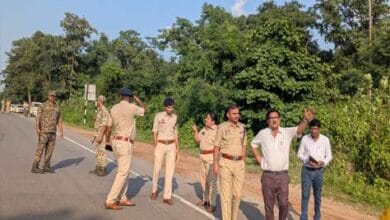 एनएच-30 पर एसपी किरण चव्हाण का सड़क सुरक्षा निरीक्षण