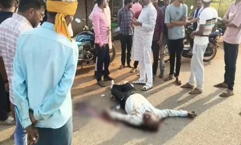 Balod teacher road accident news Litesh Kumar Khare Dalli Rajhara police investigation